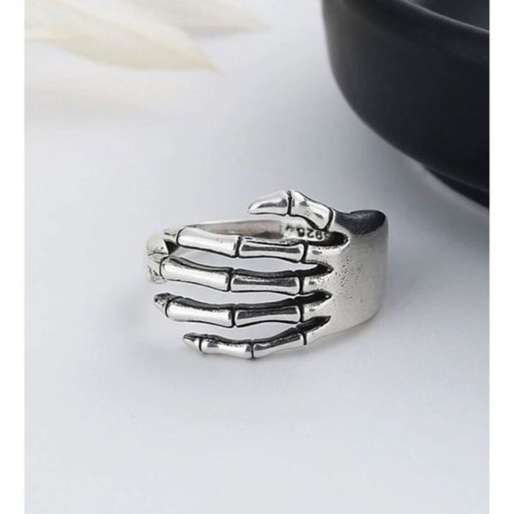 The Skeleton Ring in 925 - Picture 6 of 8